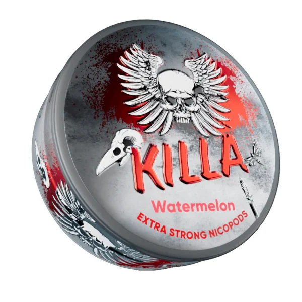 Killa Watermelon snus from Nicopods.ie.