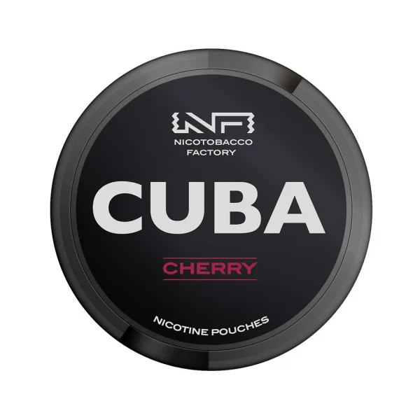 Cuba cherry nicotine pouches from Nicopods Ireland