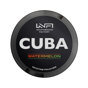 Cuba watermelon nicotine pouches/snus from Nicopods.ie.