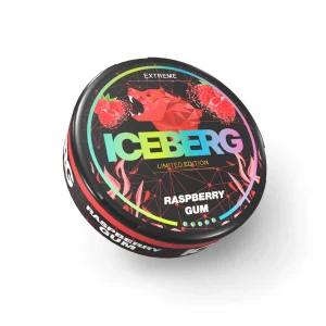 Iceberg raspberry gum snus from Nicopods.ie