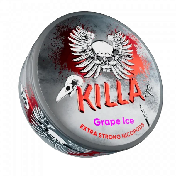 Killa Grape Ice snus from nicopods.ie