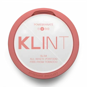 Klint Pomegranate snus from nicopods.ie