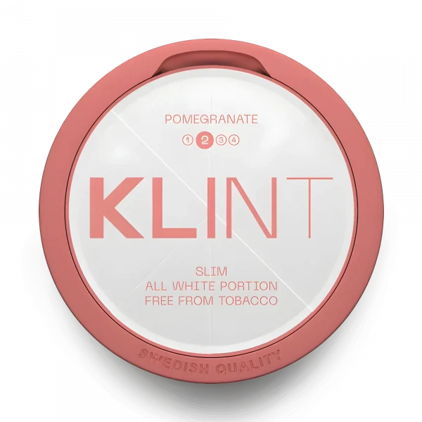 Klint Pomegranate snus from nicopods.ie