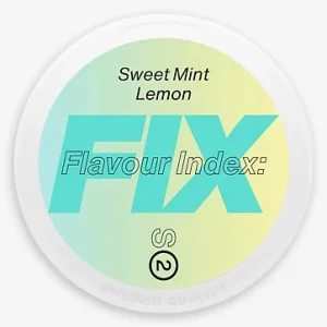 Fix Sweet mint lemon nicotine pouches from Nicopods.ie