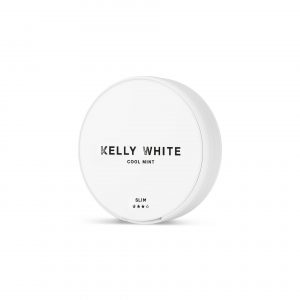 Kelly White Cool Mint nicotine pouches from Nicopods.ie