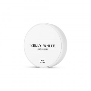 Kelly White Hot Cherry nicotine pouches from Nicopods.ie