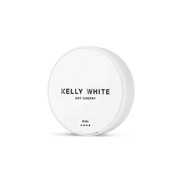 Kelly White Hot Cherry nicotine pouches from Nicopods.ie