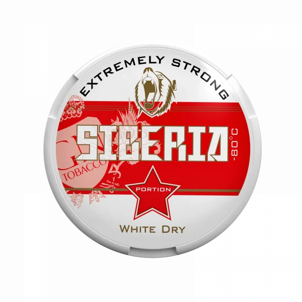 Siberia White Dry chew bags from Nicopods.ie