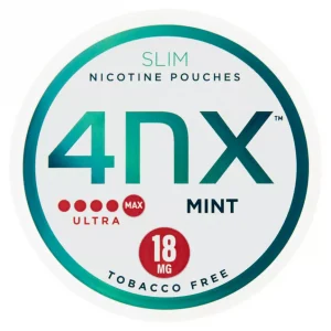 4NX Mint Ultra nicotine pouches from Nicopods.ie.