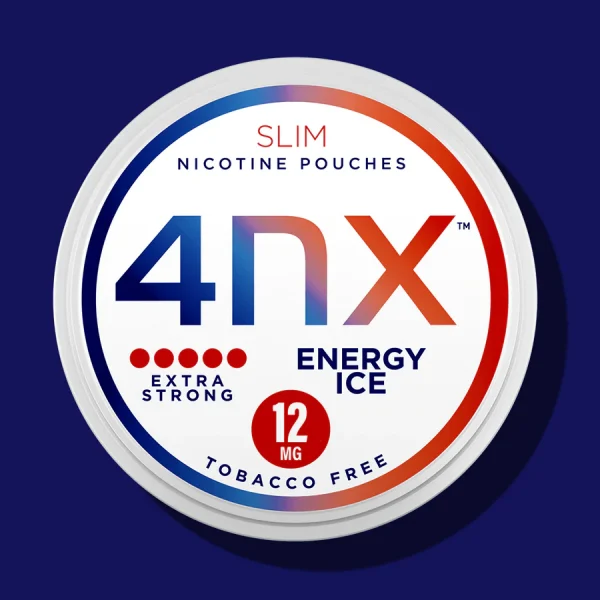 4NX Energy Ice nicotine pouches from Nicopods.ie