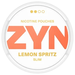 ZYN Lemon Spritz Slim nicotine pouches from Nicopods.ie.