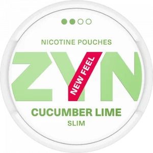 Zyn Cucumber Lime Slim nicotine pouches from Nicopods,ie.