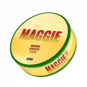 Maggie cherry tonic wine nicotine pouches from Nicopods.ie.