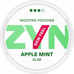 Zyn Apple Mint Slim Strong nicotine pouches from Nicopods.ie