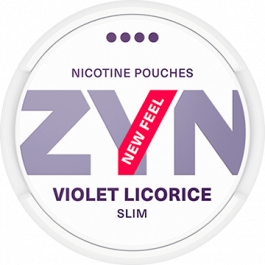 Zyn Violet Licorice Slim Nicotine Pouches