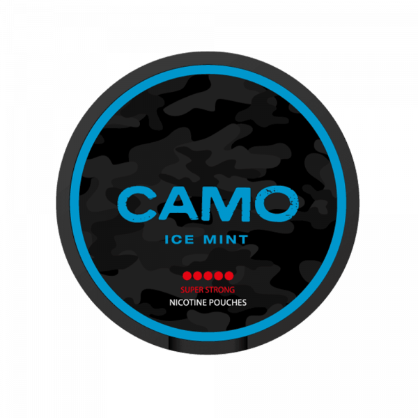 CAMO Ice Mint Super strong snus from Nicopods.ie.