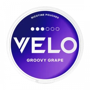 Velo Groovy Grape nicotine pouches from Nicopods.ie