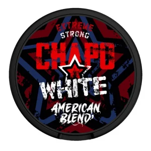 CHAPO White American Blend nicotine pouches from Nicopods.ie.