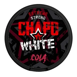 Chapo White cola nicotine pouches from Nicopods.ie.