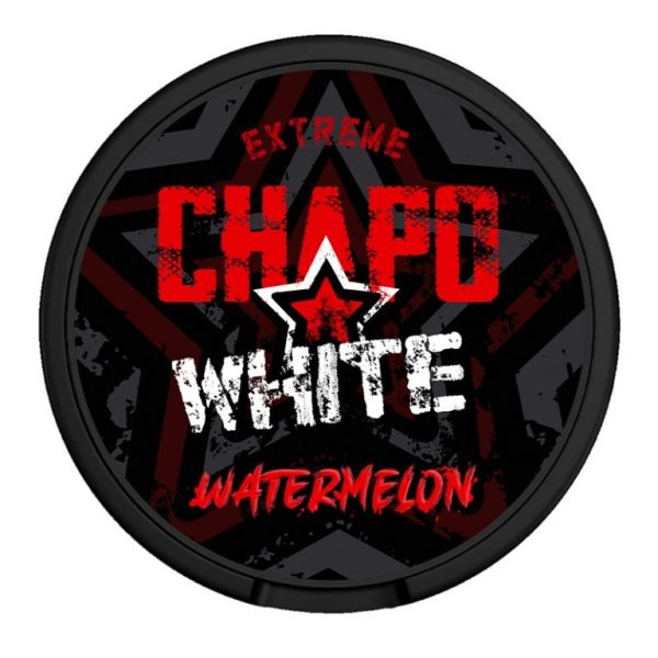 Chapo White Watermelon nicotine pouches from Nicopods.ie.