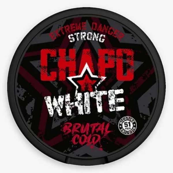 Chapo Brutal Cold Danger Strong nicotine pouches from Nicopods.ie.