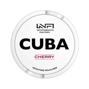 CUBA White Cherry snus from Nicopods.ie.