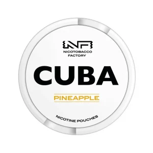 CUBA White Pineapple nicotine pouches from Nicopods.ie