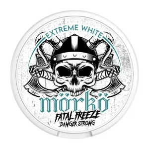 Mörkö Fatal Freeze Danger Strong nicotine pouches from Nicopods.ie