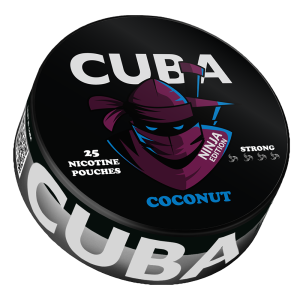 Cuba Ninja Coconut snus from Nicopods.ie