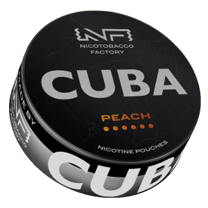 Cuba Peach Strong snus from Nicopods.ie