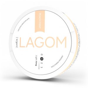 Lagom Peach Mint 4mg Nicotine Pouches