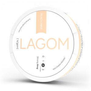 Lagom Peach Mint 8mg Nicotine Pouches