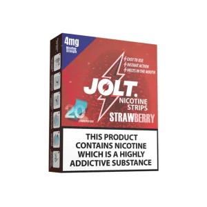 Jolt Strawberry nicotine strips from Nicopods.ie