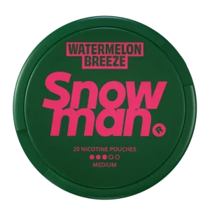 Snowman Watermelon breeze snus from Nicopods.ie