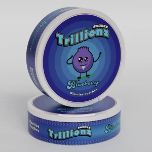 Trillionz Blueberry snus from Nicopods.ie