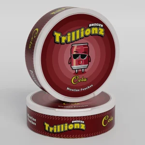 Trillionz Cola snus from Nicopods.ie