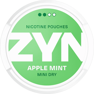 ZYN Mini Dry Apple mint snus from Nicopods.ie