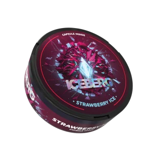 Iceberg capsule strawberry ice snus from Nicopods.ie