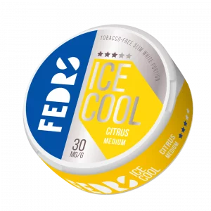 FEDRS Ice Cool Citrus (30mg) Nicotine Pouches