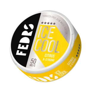 FEDRS Ice Cool Citrus (50mg) Nicotine Pouches