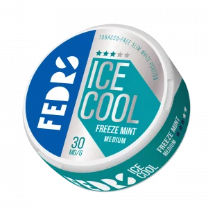 FEDRS Ice Cool Freeze Mint (30mg) Nicotine Pouches