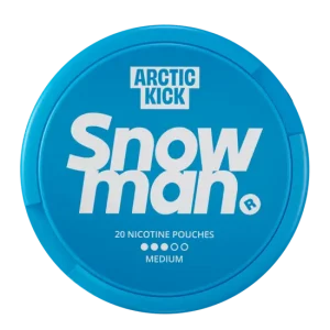 Snowman Arctic Kick nicotine pouches from Nicopods.ie