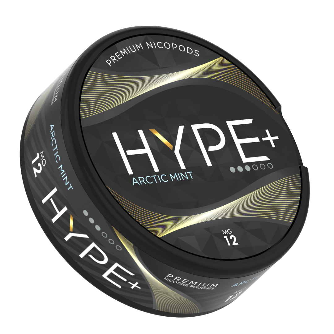 Hype+ Arctic Mint snus from Nicopods.ie snus Ireland