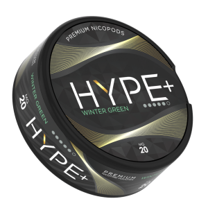 Hype+ Wintergreen snus from Nicopods.ie Irish snus shop