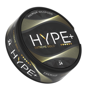 Hype+ Extreme Gold snus from Nicopods.ie