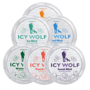Icy wolf snus Bundle from Nicopods.ie snus Ireland