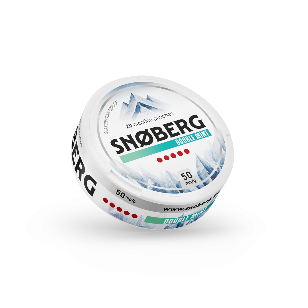 SNØBERG Double Mint Strong snus Ireland from Nicopods.ie