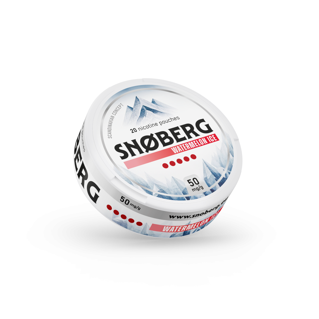 SNØBERG Watermelon Ice Strong snus from Nicopods.ie Snus Ireland shop
