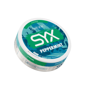 SYX Peppermint Rush snus from Nicopods.ie