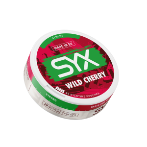 SYX Wild Cherry snus from Nicopods.ie